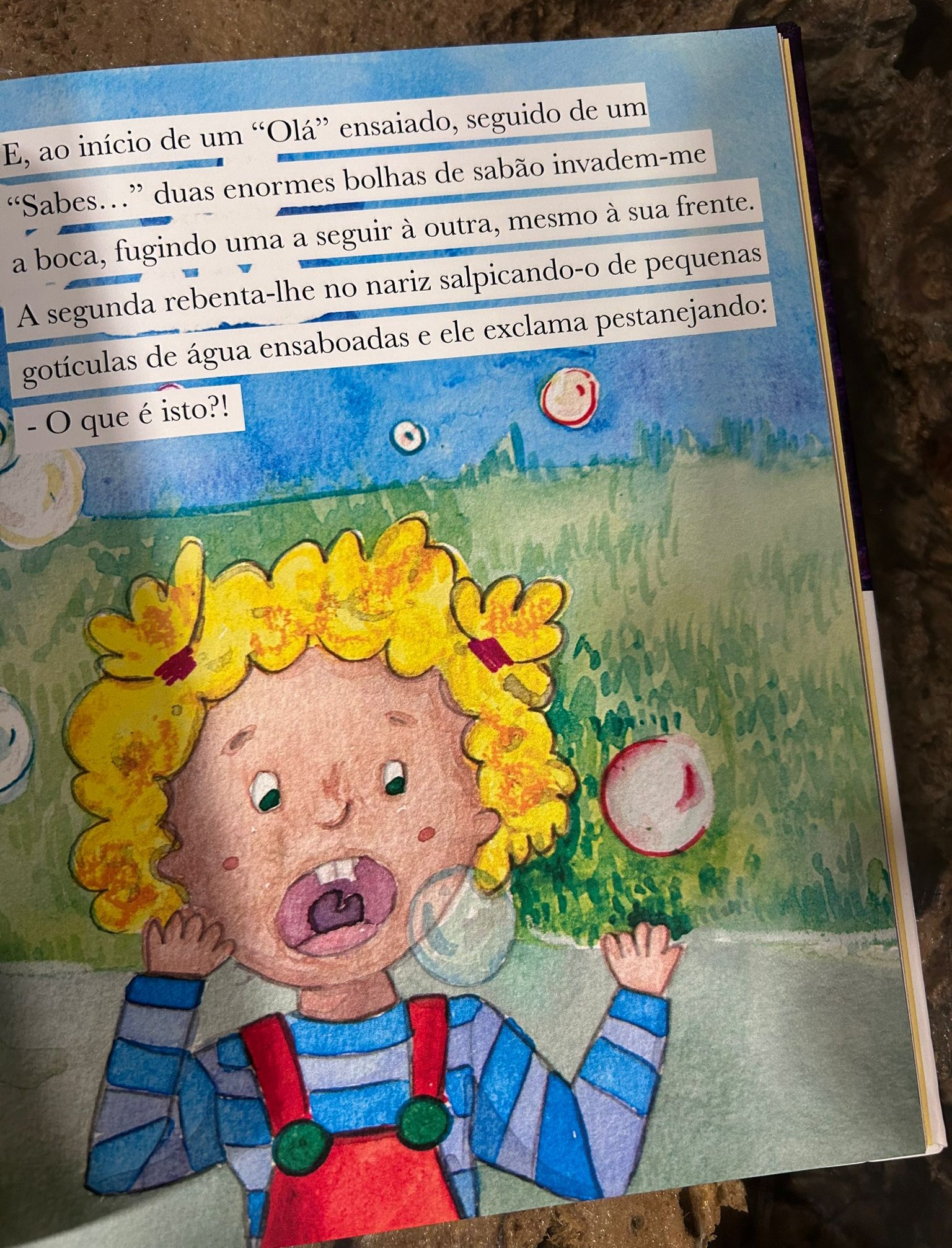 LIVRO INFANTIL "A menina que sentia bolhas de sabão" - Image 2